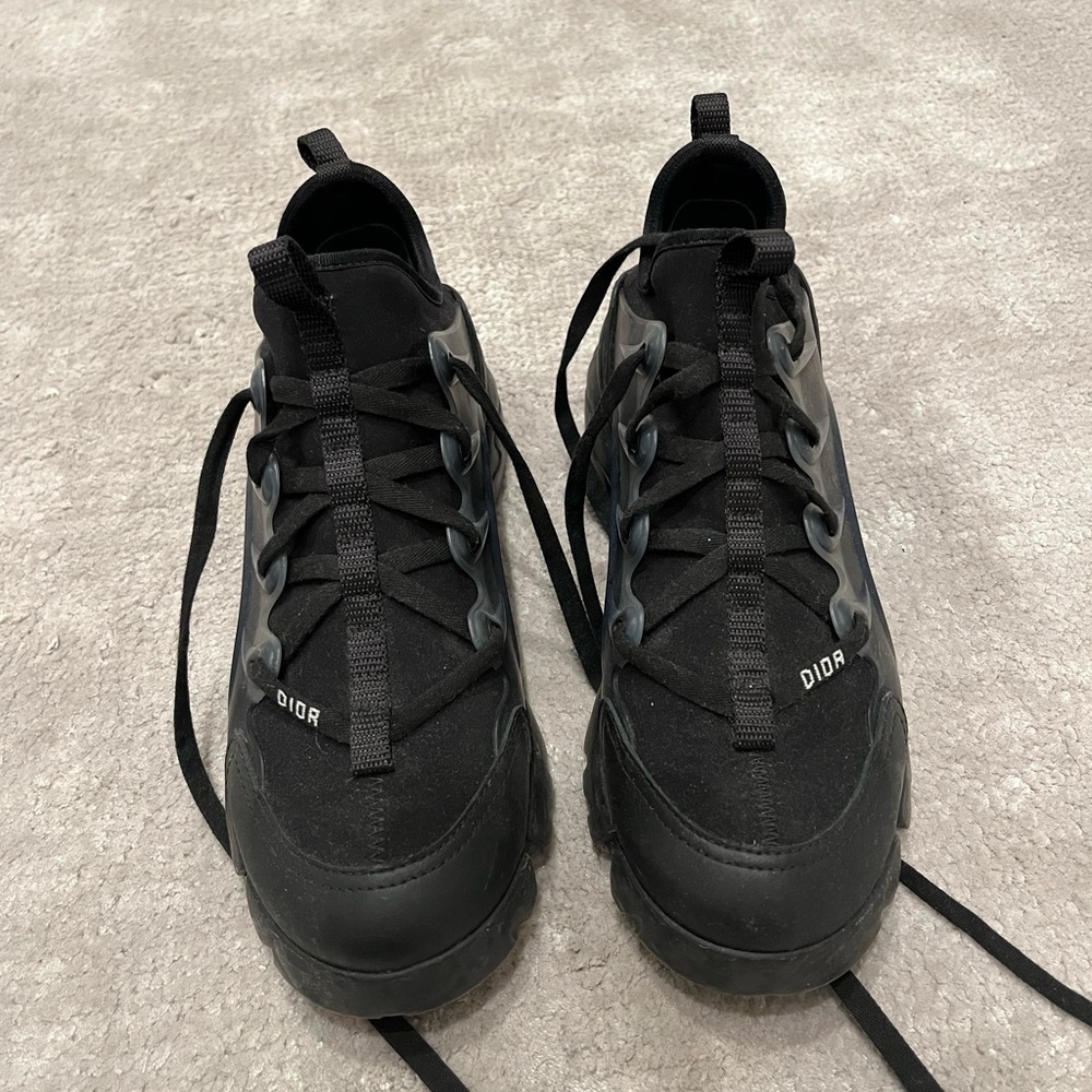 Guaranteed Authentic Christian Dior Sneakers- Black- size 36.5 but fits 37